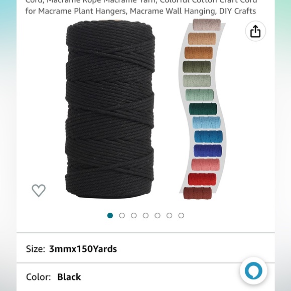 HANDMADE MACRAME HAT HANGER!! - Picture 5 of 12